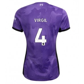Liverpool Virgil van Dijk #4 Tredjetröja Dam 2023-24 Kortärmad